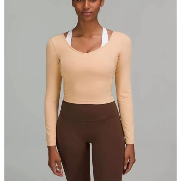 lululemon athletica Tops - New! Lululemon Align Long Sleeve Crop, Size 10